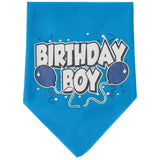 Mirage Pet Products Birthday Boy Screen Print Bandana, Small, Assorted Colors-Dog-Mirage Pet Products-Turquoise-PetPhenom