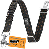 Dog Seatbelt, Adjustable Safety Seat Belt for Pets - for Large, Medium, & Small Dogs-Active Pets - B08P3BJC13-Orange-1 Pack-PetPhenom