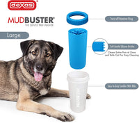 Dexas MudBuster Portable Dog Paw Washer & Paw Cleaner-Dog-Dexas-Small-Pro Blue-PetPhenom