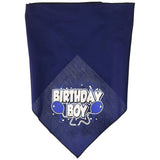Mirage Pet Products Birthday Boy Screen Print Bandana, Small, Assorted Colors-Dog-Mirage Pet Products-Bright Pink-PetPhenom