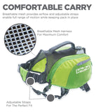Outward Hound Daypak Dog Backpack Hiking Gear For Dogs, Large, Green-Dog-Outward Hound-PetPhenom