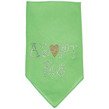 Mirage Pet Products Adopt Me Rhinestone Bandana, Small, Assorted Colors-Dog-Mirage Pet Products-Lime Green-PetPhenom