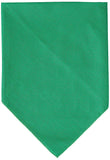 Mirage Pet Products Plain Bandana, Small, Assorted Colors-Dog-Mirage Pet Products-Emerald Green-PetPhenom