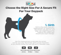 Outward Hound Daypak Dog Backpack Hiking Gear For Dogs, Large, Blue-Dog-Outward Hound-PetPhenom