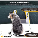 Solstice Inflatable Pup Plank Ramp Extra Large Grey/Yellow 48" x 32" x 5"-Dog-Solstice-PetPhenom