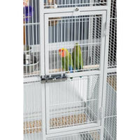 Prevue Pet Products Park Plaza Bird Cage Pewter - Model 3351W-Bird-Prevue Pet Products-PetPhenom