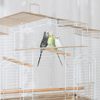 Prevue Pet Products Cockatiel Flight Bird Cage-Brown/White-Bird-Prevue Pet Products-PetPhenom